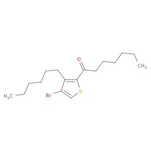 1-Heptanone, 1-(4-bromo-3-hexyl-2-thienyl)-