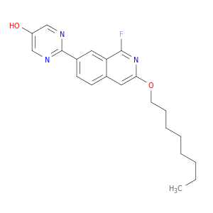 5-Pyrimidinol, 2-[1-fluoro-3-(octyloxy)-7-isoquinolinyl]-