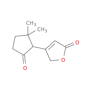2(5H)-Furanone, 4-(2,2-dimethyl-5-oxocyclopentyl)-