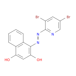 1,3-Naphthalenediol, 4-[(3,5-dibromo-2-pyridinyl)azo]-