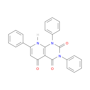 Pyrido[2,3-d]pyrimidine-2,4,5(1H,3H,8H)-trione, 1,3,7-triphenyl-
