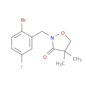 3-Isoxazolidinone, 2-[(2-bromo-5-fluorophenyl)methyl]-4,4-dimethyl-