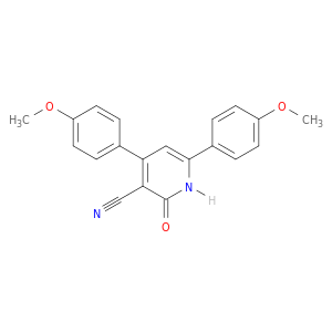 3-Pyridinecarbonitrile, 1,2-dihydro-4,6-bis(4-methoxyphenyl)-2-oxo-
