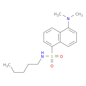 1-Naphthalenesulfonamide, 5-(dimethylamino)-N-pentyl-