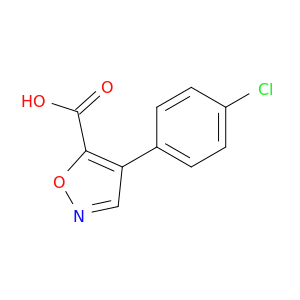 4-(4-chlorophenyl)-1,2-oxazole-5-carboxylic acid