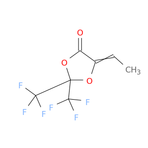 1,3-Dioxolan-4-one, 5-ethylidene-2,2-bis(trifluoromethyl)-