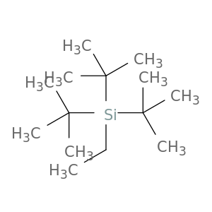 Silane, tris(1,1-dimethylethyl)ethyl-