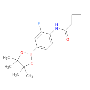 4-(环丁基甲酰胺基)-3-氟苯基硼酸频那醇酯