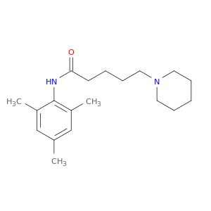 1-Piperidinepentanamide, N-(2,4,6-trimethylphenyl)-