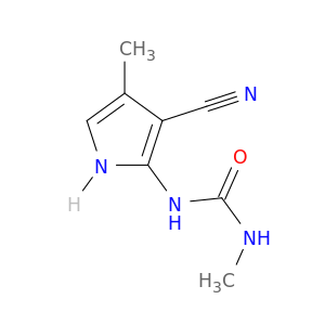 Urea, N-(3-cyano-4-methyl-1H-pyrrol-2-yl)-N'-methyl-