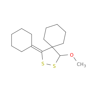 2,3-Dithiaspiro[4.5]decane, 1-cyclohexylidene-4-methoxy-