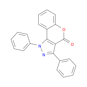 [1]Benzopyrano[4,3-c]pyrazol-4(1H)-one, 1,3-diphenyl-