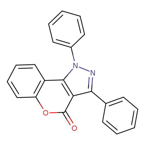 [1]Benzopyrano[4,3-c]pyrazol-4(1H)-one, 1,3-diphenyl-