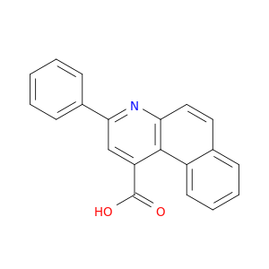benzo[f]quinoline-1-carboxylic acid, 3-phenyl-