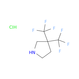 3,3-双(三氟甲基)吡咯烷盐酸盐