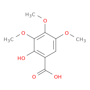 2-hydroxy-3,4,5-trimethoxybenzoic acid