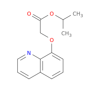 1-甲基乙基2-(8-喹啉氧基)乙酸盐