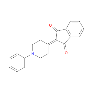 1H-Indene-1,3(2H)-dione, 2-(1-phenyl-4-piperidinylidene)-