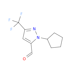 1H-吡唑-5-羧甲醛,1-环戊基-3-(三氟甲基)-