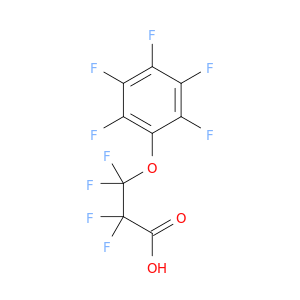 Propanoic acid, 2,2,3,3-tetrafluoro-3-(pentafluorophenoxy)-