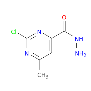 4-Pyrimidinecarboxylicacid, 2-chloro-6-methyl-, hydrazide