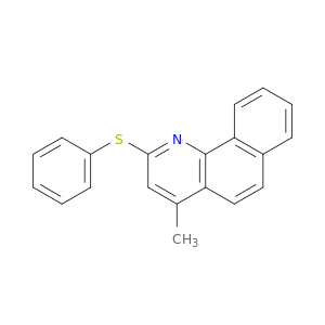 Benzo[h]quinoline, 4-methyl-2-(phenylthio)-