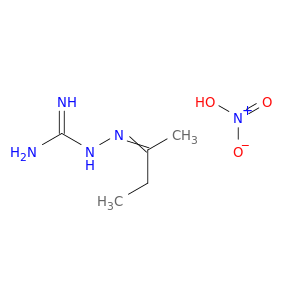 Hydrazinecarboximidamide, 2-(1-methylpropylidene)-, nitrate