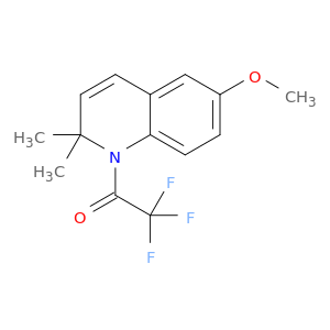 Quinoline, 1,2-dihydro-6-methoxy-2,2-dimethyl-1-(trifluoroacetyl)-
