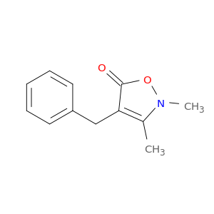 5(2H)-Isoxazolone, 2,3-dimethyl-4-(phenylmethyl)-