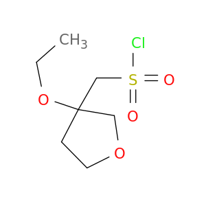 (3-Ethoxyoxolan-3-yl)methanesulfonyl Chloride