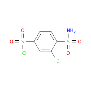 Benzenesulfonyl chloride, 4-(aminosulfonyl)-3-chloro-