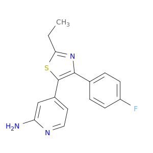 4-[2-ETHYL-4-(4-FLUOROPHENYL)-1,3-THIAZOL-5-YL]-2-PYRIDYLAMINE
