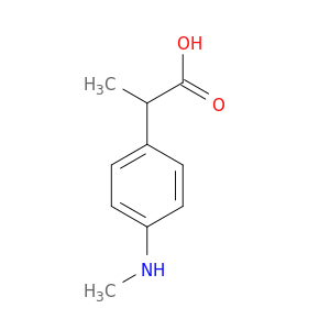 2-[4-(methylamino)phenyl]propanoic acid