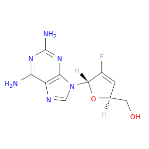 [(2s,5s)-5-(2,6-diaminopurin-9-yl)-4-fluoro-2,5-dihydrofuran-2-yl]methanol