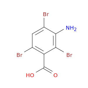 3-氨基-2,4,6-三溴苯甲酸