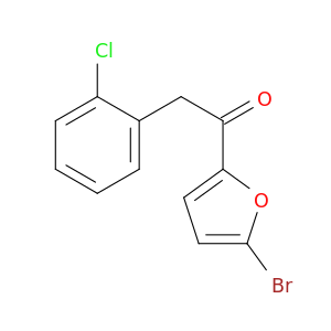 1-(5-溴呋喃-2-基)-2-(2-氯苯基)乙烷-1-酮