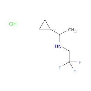 (1-cyclopropylethyl)(2,2,2-trifluoroethyl)amine hydrochloride