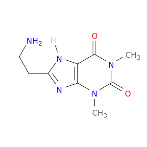 1H-Purine-2,6-dione, 8-(2-aminoethyl)-3,7-dihydro-1,3-dimethyl-