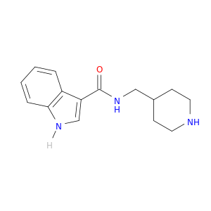 1H-Indole-3-carboxamide, N-(4-piperidinylmethyl)-