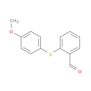 Benzaldehyde, 2-[(4-methoxyphenyl)thio]-