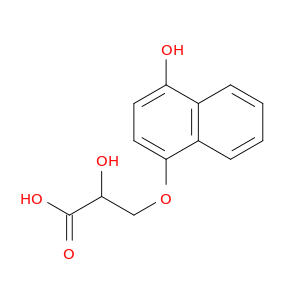 3-(4-HYDROXY-1-NAPHTHOXY)LACTIC ACID