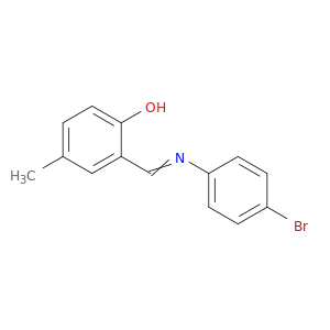 Phenol, 2-[[(4-bromophenyl)imino]methyl]-4-methyl-
