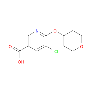 5-chloro-6-(oxan-4-yloxy)pyridine-3-carboxylic acid