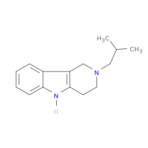 1H-Pyrido[4,3-b]indole, 2,3,4,5-tetrahydro-2-(2-methylpropyl)-