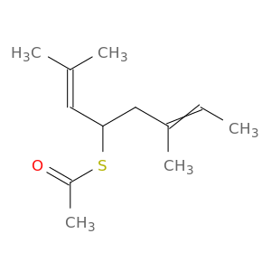 Ethanethioic acid, S-[3-methyl-1-(2-methyl-1-propenyl)-3-pentenyl] ester