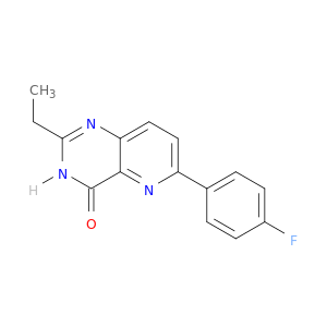 Pyrido[3,2-d]pyrimidin-4(3H)-one, 2-ethyl-6-(4-fluorophenyl)-
