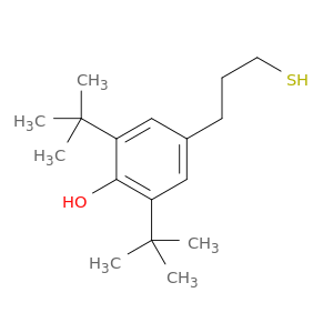 Phenol, 2,6-bis(1,1-dimethylethyl)-4-(3-mercaptopropyl)-