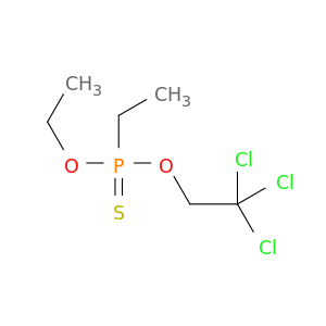 Phosphonothioic acid, ethyl-, O-ethyl O-(2,2,2-trichloroethyl) ester
