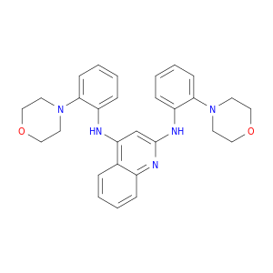 2,4-Quinolinediamine, N,N'-bis[2-(4-morpholinyl)phenyl]-