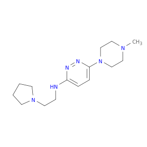 3-Pyridazinamine, 6-(4-methyl-1-piperazinyl)-N-[2-(1-pyrrolidinyl)ethyl]-